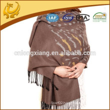 Woman High Quality Silk Brushed Indian Pashmina